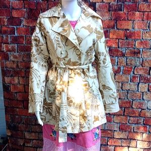 CAbi  Trench Coat Jacket size medium